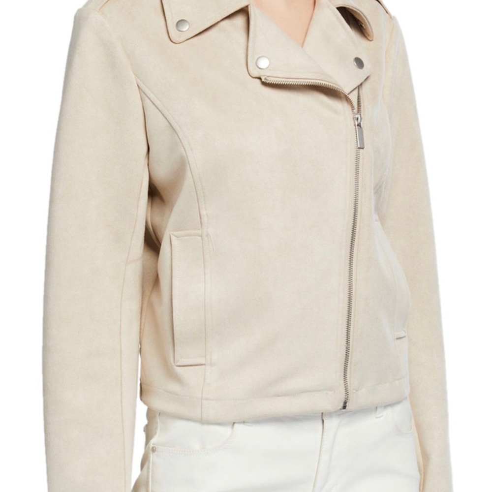 Bagatelle Faux-Suede Biker Jacket